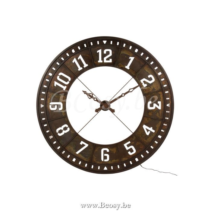 J Line Klok Rond Led Arabische Cijfers Metaal Bruin O144 Jline By Jolipa 8179 Span Style Font Size 6pt Sta Staande Uurwerken Klokken Tafelklokken Pendules Horloges Watches Clocks Uhren Span Klokken Bcosy Be Lifestyle Webshop Boutique Web